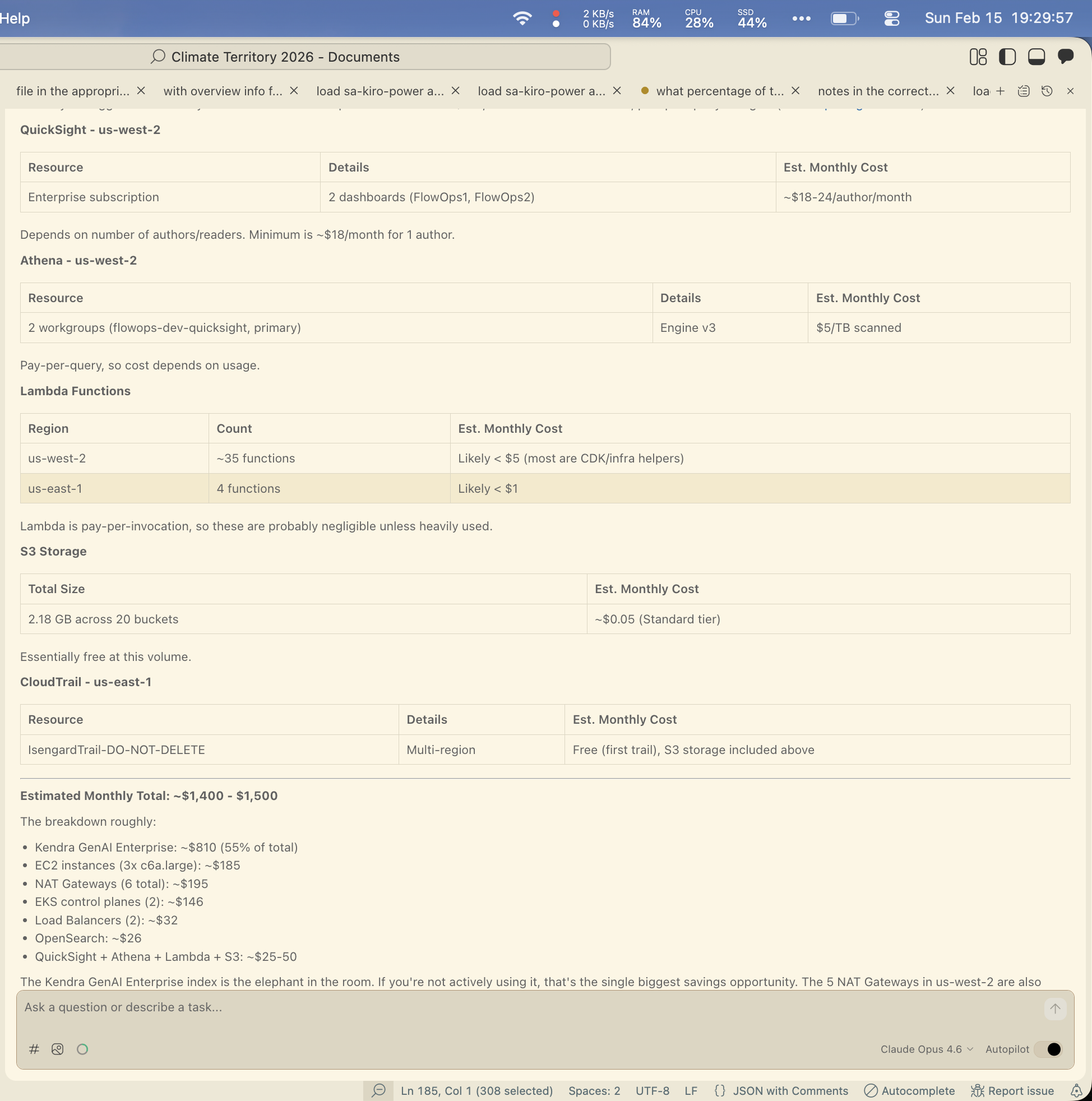 Kiro IDE cost breakdown part 2